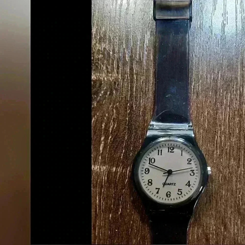 Transparent black watch